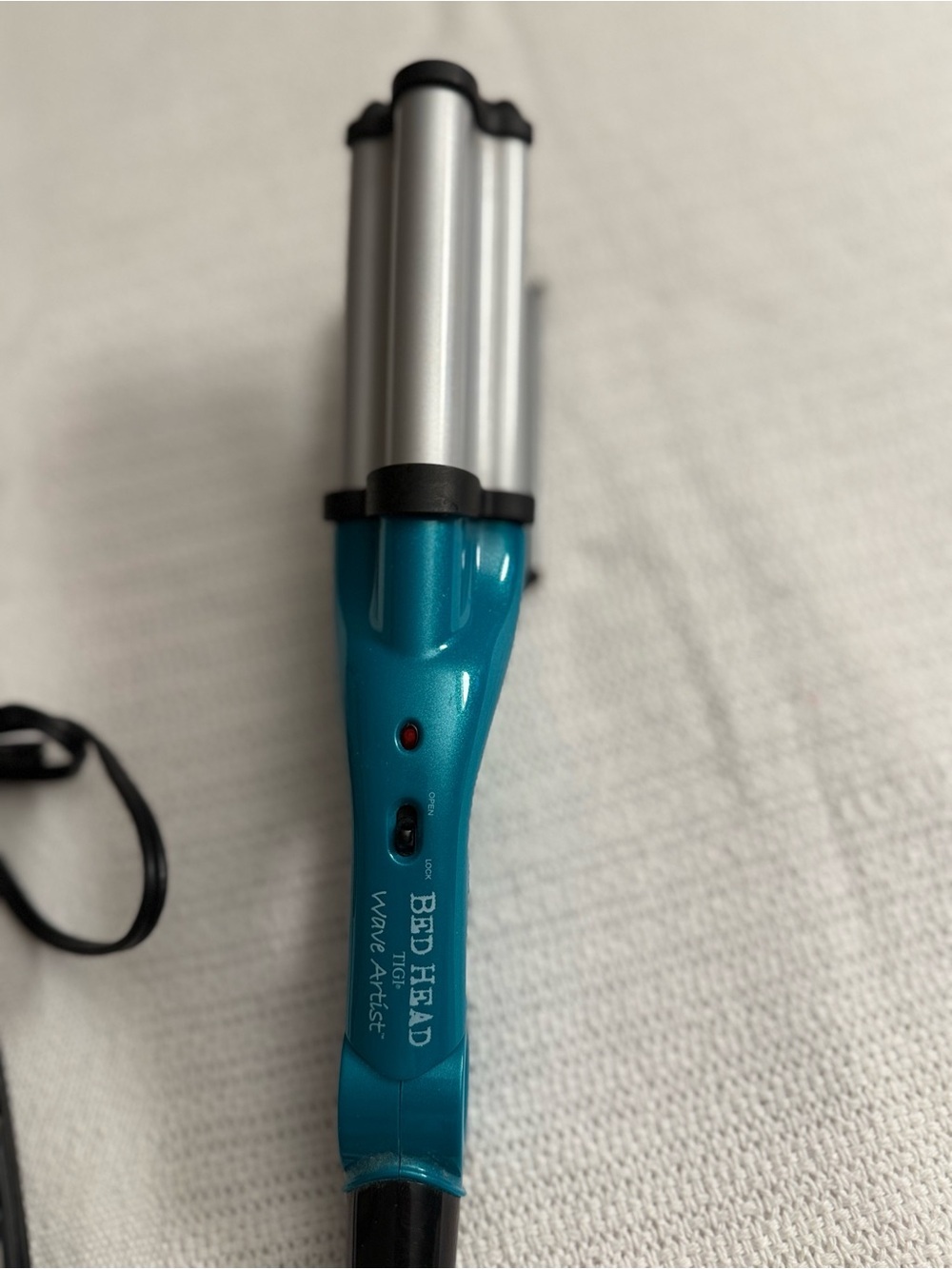 TIGI Bed Head Wave Artist Hair Waver Iron Teal Metallic Tourmaline Ceramic - Picture 6 of 6
